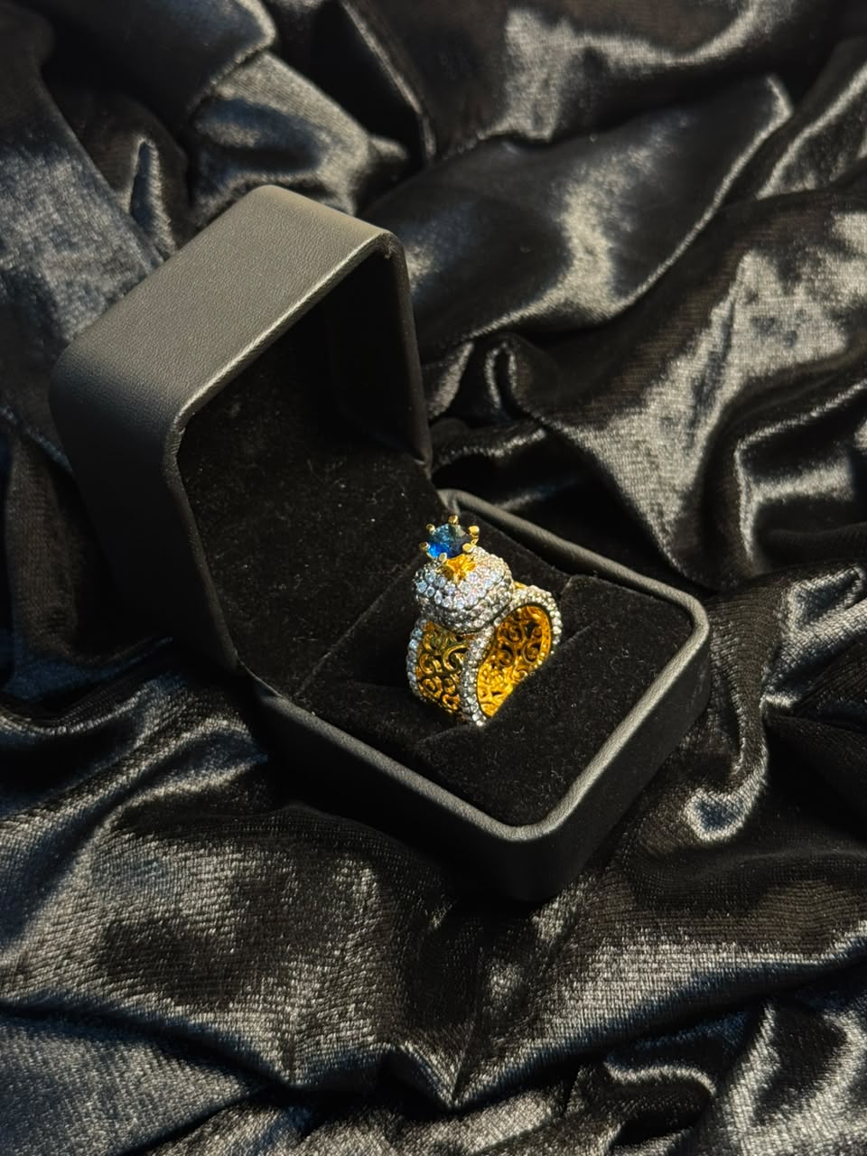 Navy Empress Ring