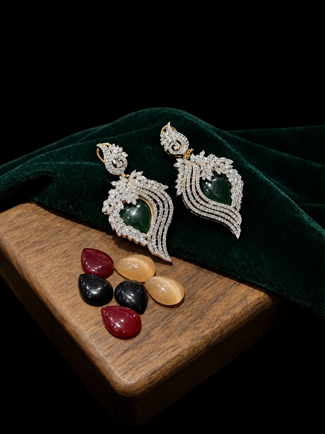 Peacock Changable Earings