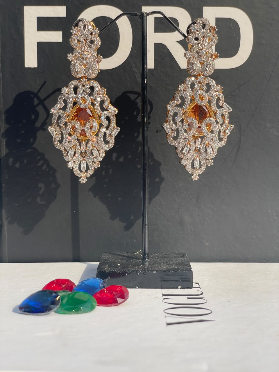 Crystal Cascade Earing