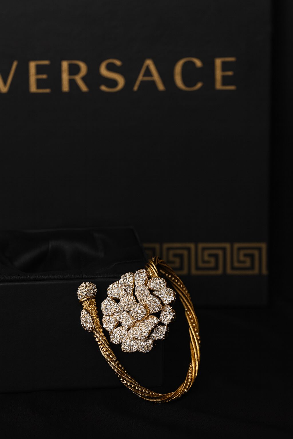 Golden Flower Bangle