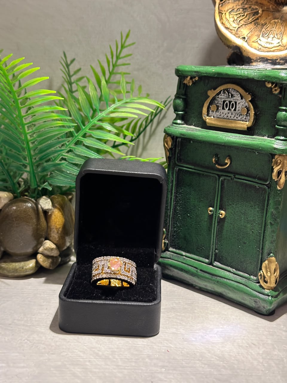Solitaire Versace Ring