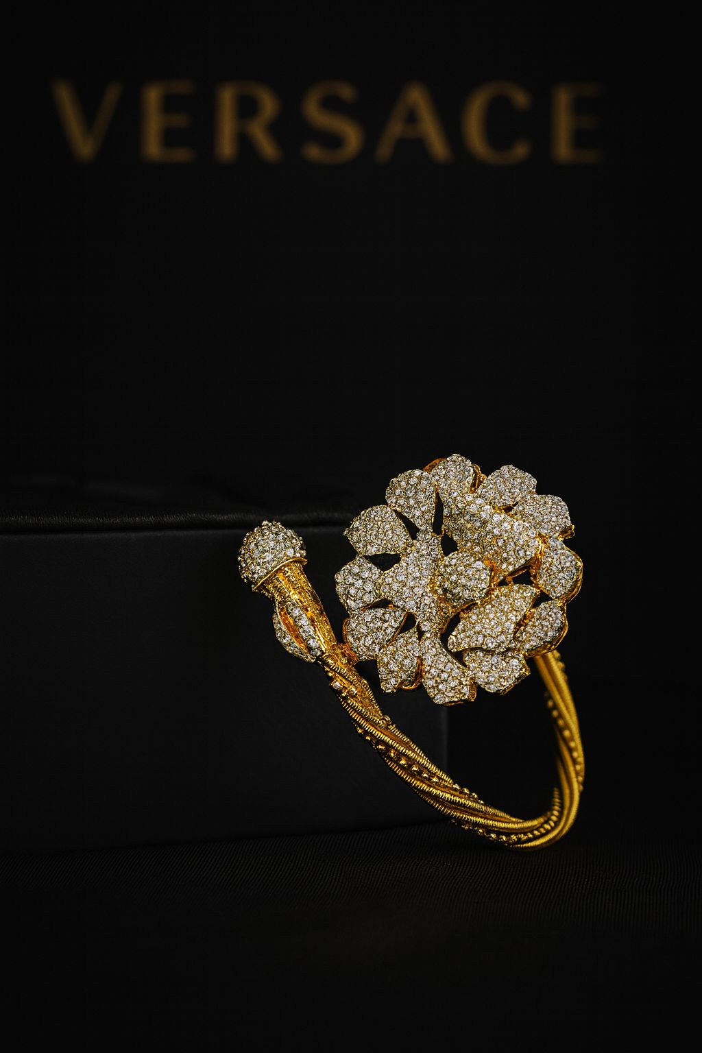 Golden Flower Bangle